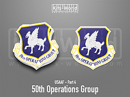 Kitsworld SAV Sticker - USAAF - 50th Operations Group 